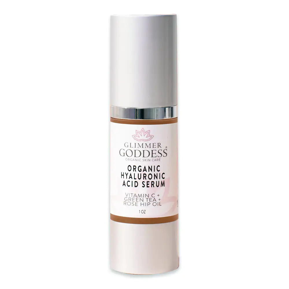 Organic Hyaluronic Acid Serum – Hydrating & Plumping Face Serum for Smooth, Glowing Skin, Anti-Aging Moisture Boost, Lightweight & Fast-Absorbing Formula